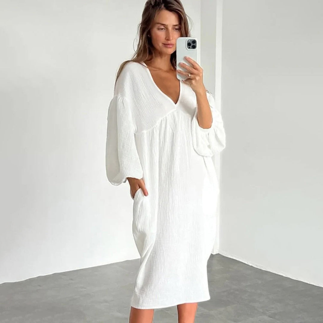 Valerii - Comfortabel en losvallend casual jurk