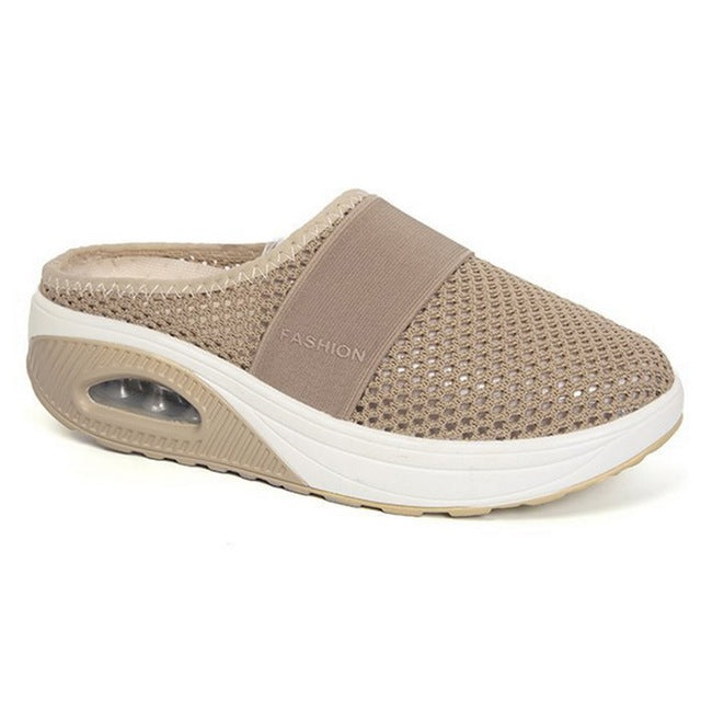 Livia Halve Wikkel Net Orthopedische Sandalen | Comfortabele en Ademende Zomersandalen voor Dames