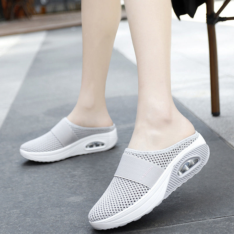 Livia Halve Wikkel Net Orthopedische Sandalen | Comfortabele en Ademende Zomersandalen voor Dames