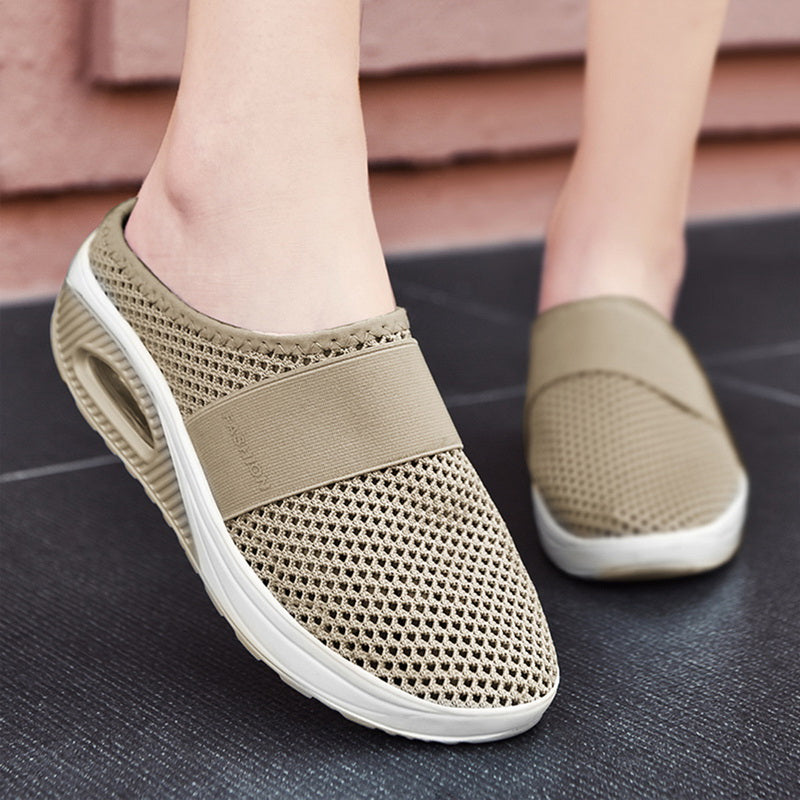 Livia Halve Wikkel Net Orthopedische Sandalen | Comfortabele en Ademende Zomersandalen voor Dames