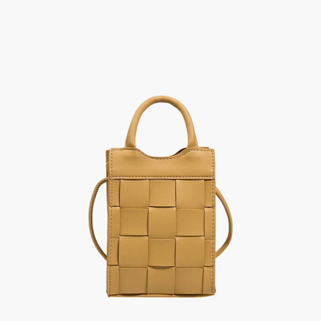 Livia - Gevlochten Vegan Leren Handtas voor Dames | Duurzame en Stijlvolle Handtas