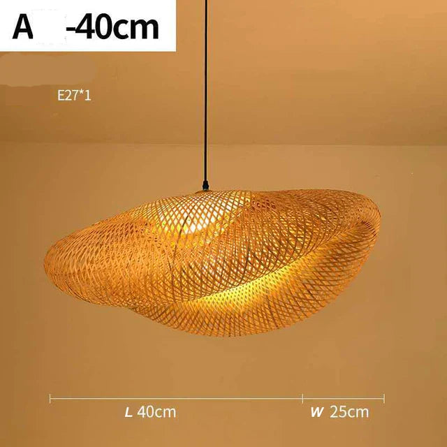 NatuurLicht - Handgemaakte Rotan Kroonluchter voor Boho Interieur