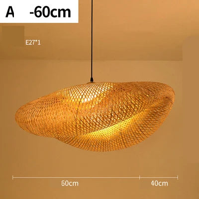 NatuurLicht - Handgemaakte Rotan Kroonluchter voor Boho Interieur