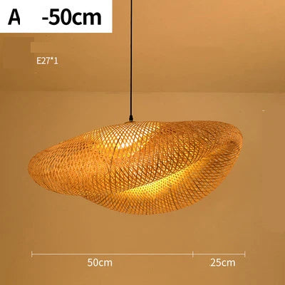 NatuurLicht - Handgemaakte Rotan Kroonluchter voor Boho Interieur