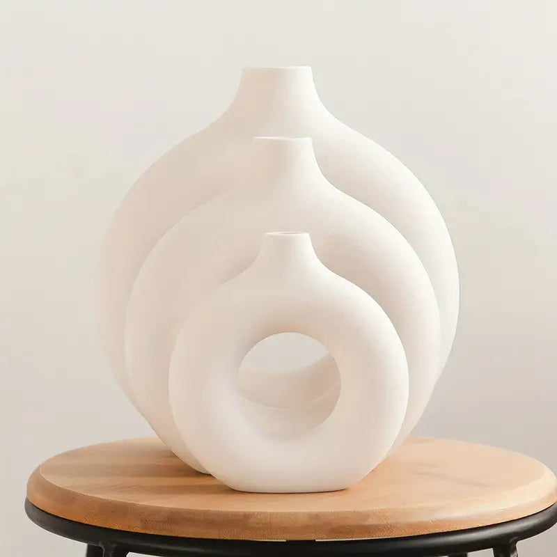 SerenVaas - Elegante Glazen Vaas voor een Rustgevend Interieur | Stijlvolle Woondecoratie