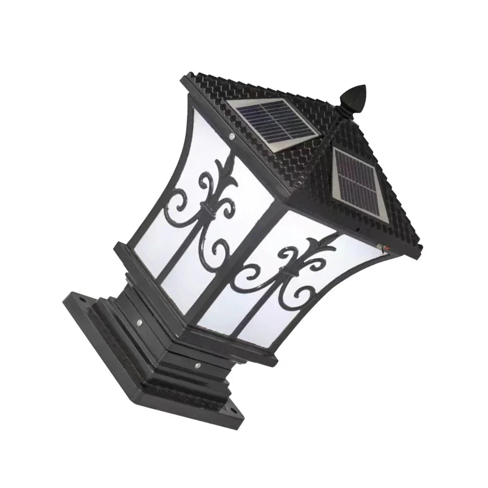 SolarLuxe Retro - Vintage Zonne-energie Buitenverlichting