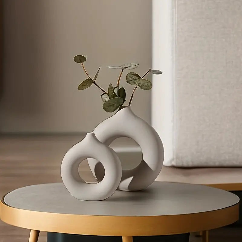 SerenVaas - Elegante Glazen Vaas voor een Rustgevend Interieur | Stijlvolle Woondecoratie