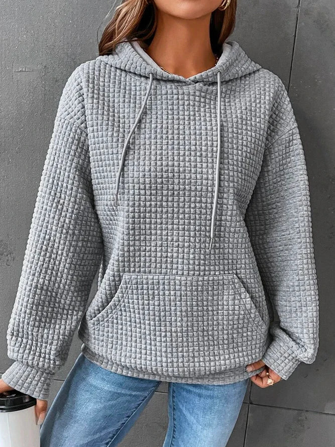 ComfortVibes - Vierkante Sweater met Zijzakken voor Dames
