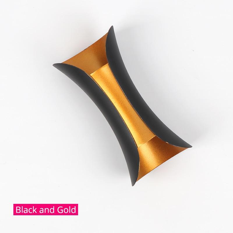 LuxorLED - Moderne Design LED Wandlamp | Zwart Gouden Metaal voor Buiten en Tuin