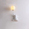BearBright - LED Wandlamp in Wit/Blauw/Roze | Dierenthema voor Slaap-, Woon- en Kinderkamer