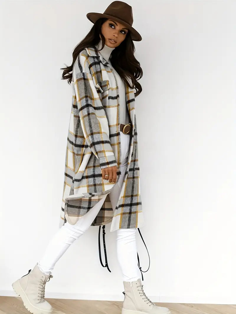 Iris - Oversized Dames Shacket | Stijlvolle en Comfortabele Jas