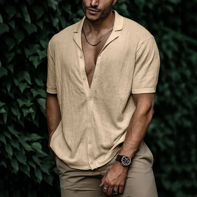Refined Cut and Summer Style – Lightweight Linen Shirt for Men