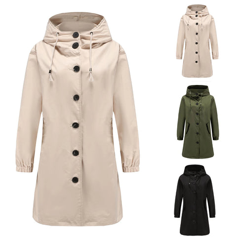 StyleCoat - Modieuze Lange Trenchcoat voor Dames – Overgangsjas 2023