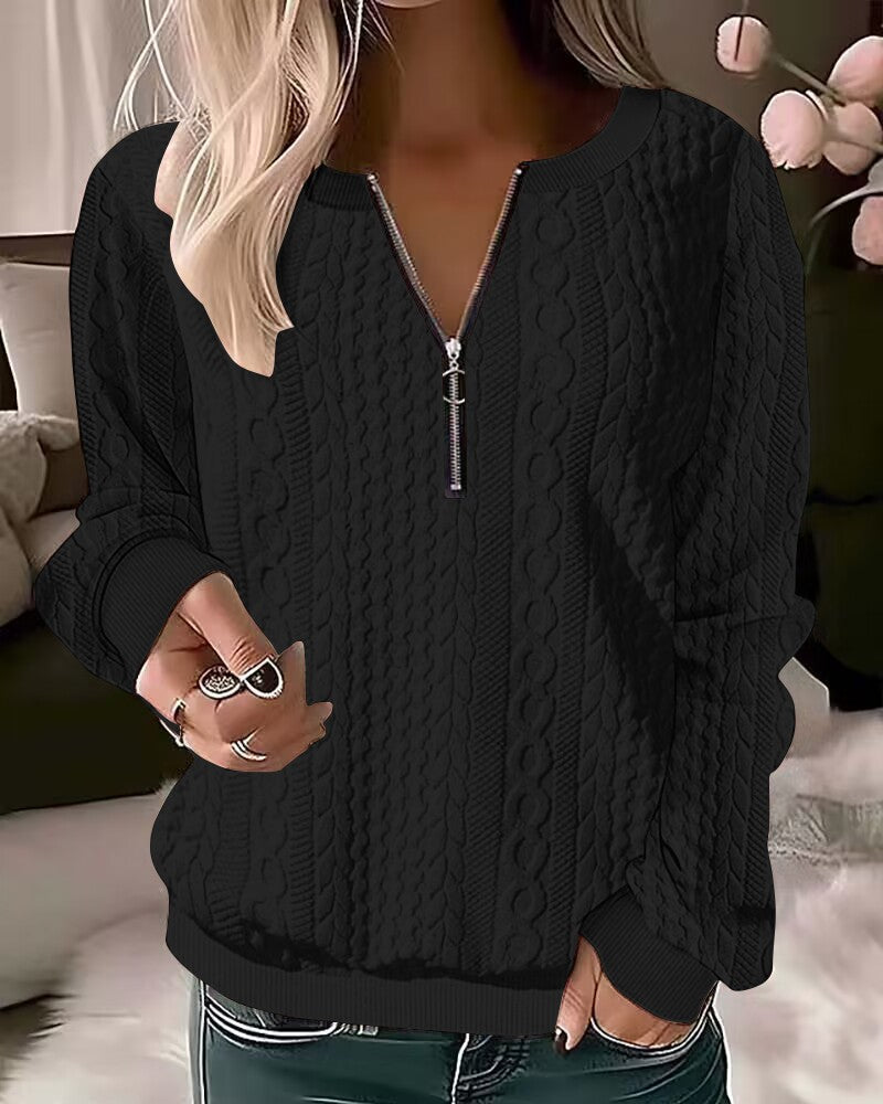 AnikaStyle - Verfijnde Dames Trui voor Elke Dag - Comfort en Elegantie