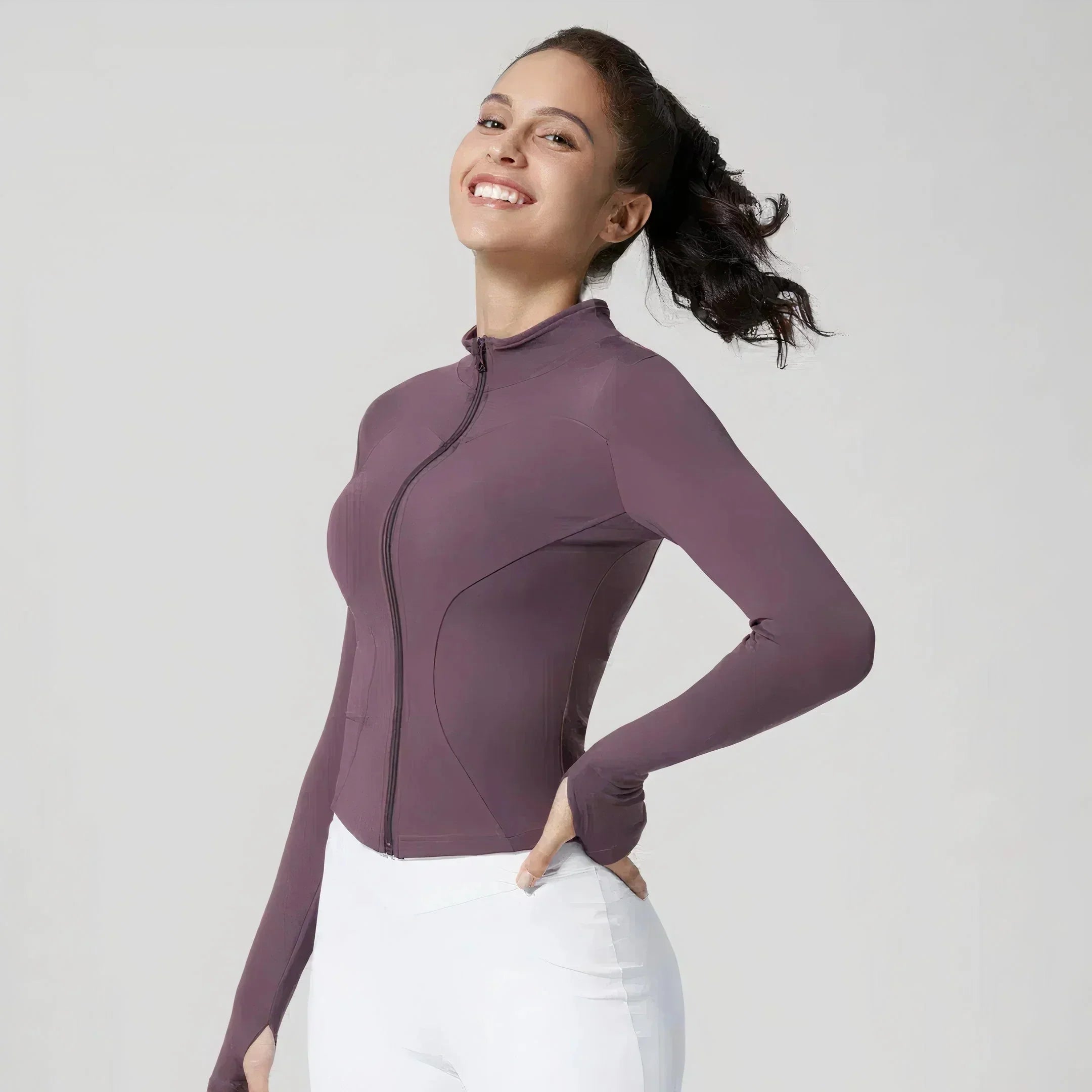 FitMove - Lichaamsvormende Sportjas voor Dames