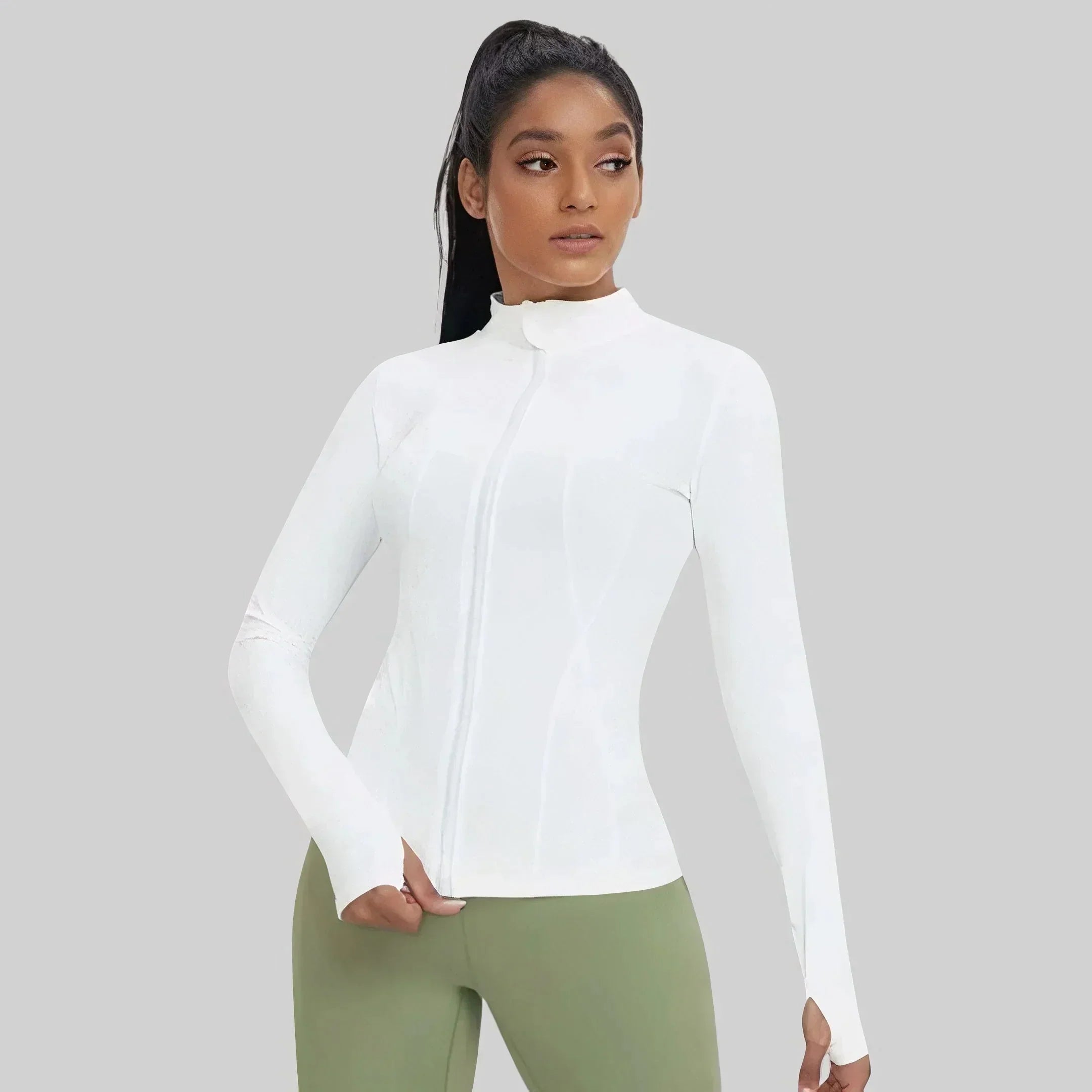 FitMove - Lichaamsvormende Sportjas voor Dames