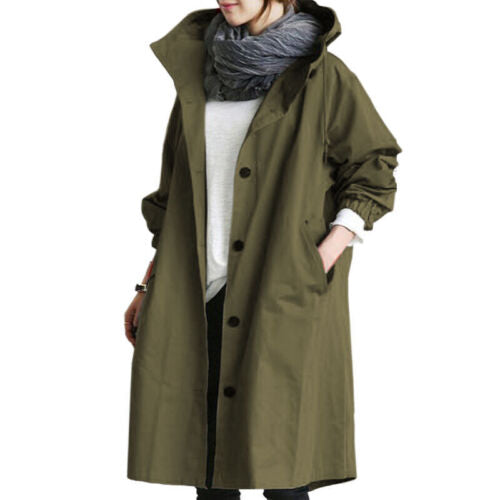 StyleCoat - Modieuze Lange Trenchcoat voor Dames – Overgangsjas 2023