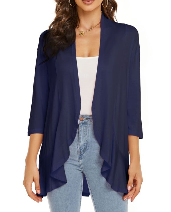 Eliana - Elegante Open Voorzijde Damesvest