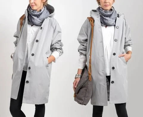 Isa - Winddichte Jas met Capuchon voor Dames