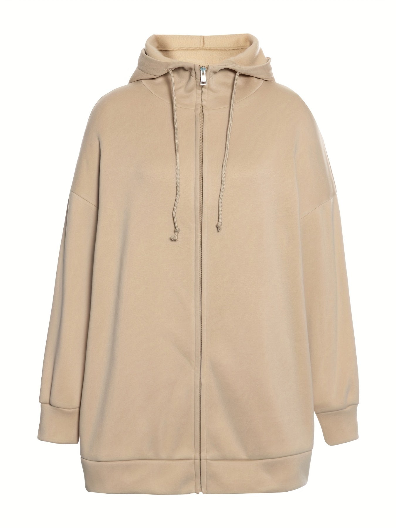 Delora Comfort - Extreem Comfortabele Lange Zip-up Pluche Hoodie met Capuchon voor Dames
