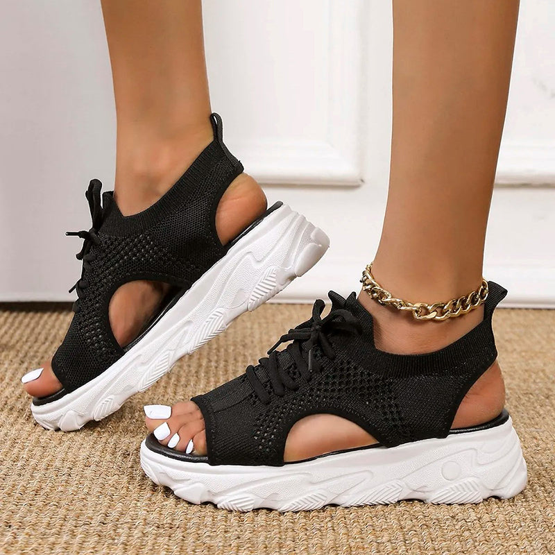 ZomerBries Net Sandalen | Ademend en Trendy Zomersandalen voor Dames