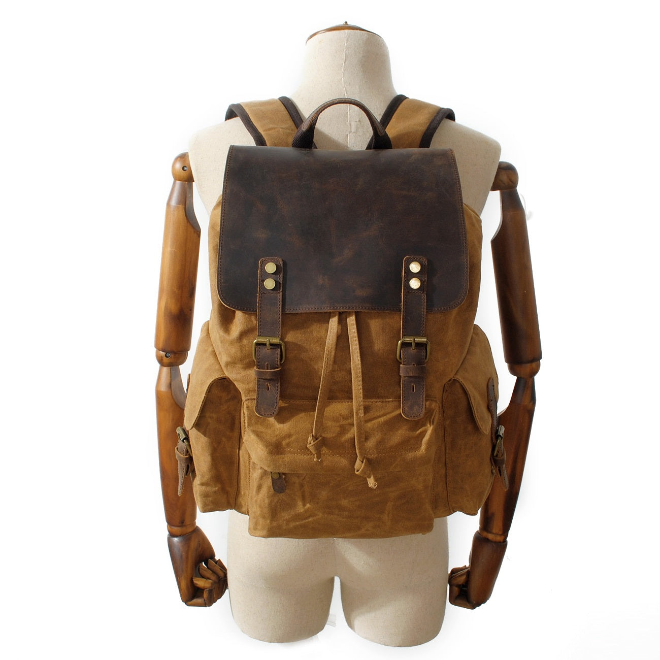 Waxed Canvas Rugzak | BalticTrail – Duurzaam en Stijlvol voor Avontuurlijke Reizigers