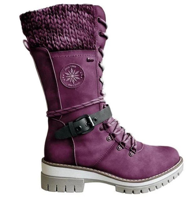 TimberLine Damesstiefels met Comfortabele Pasvorm en Antislipzool | Winterse Dameslaarzen voor Veiligheid en Comfort