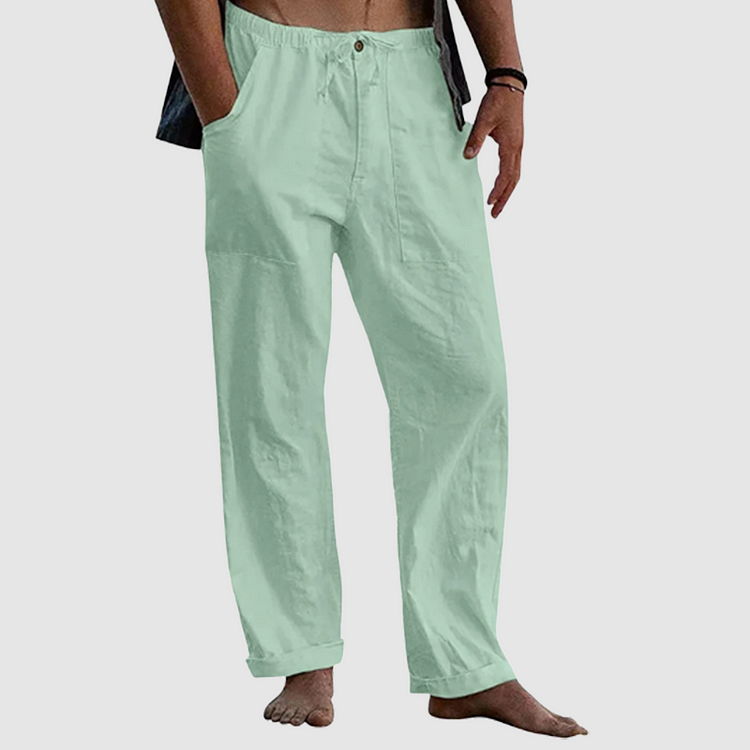 Caspian - Linnen Strandbroek voor Heren | Comfortabele en Losse Pasvorm