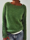 AmelieComfort - Robuuste Dames Trui met Ronde Hals - Stijlvol en Duurzaam