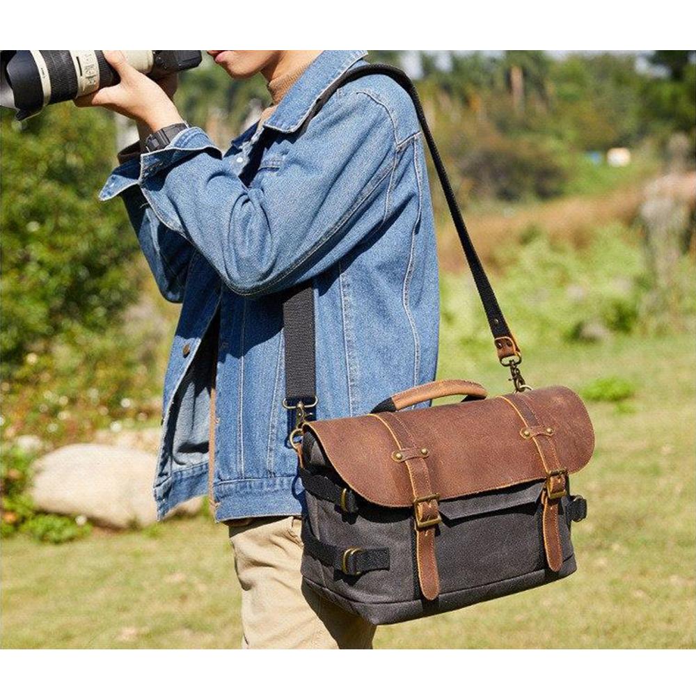 Camera Schoudertas | Calgary – Compacte en Beschermende Cameratas met Verstelbare Schouderriem