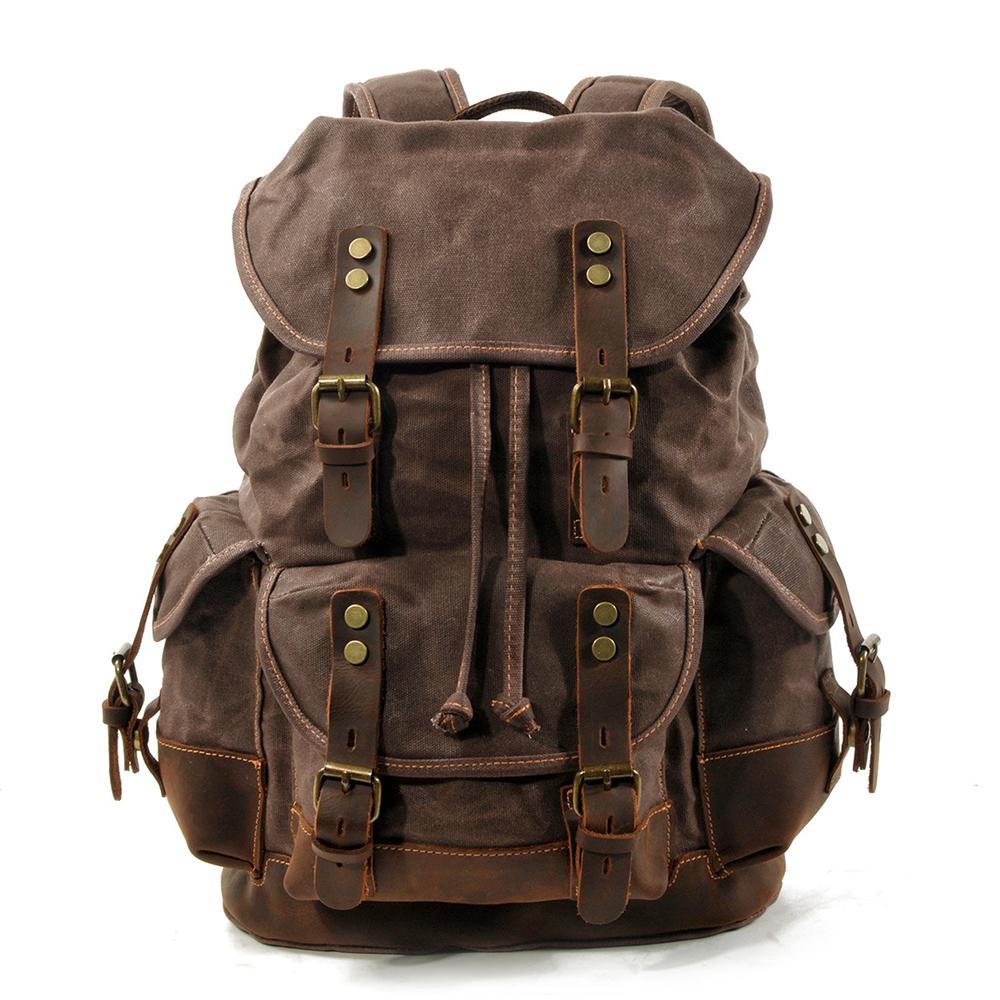 Canvas Wandelrugzak | UppsalaStyle – Duurzaam en Ruim voor Outdoor Avonturen