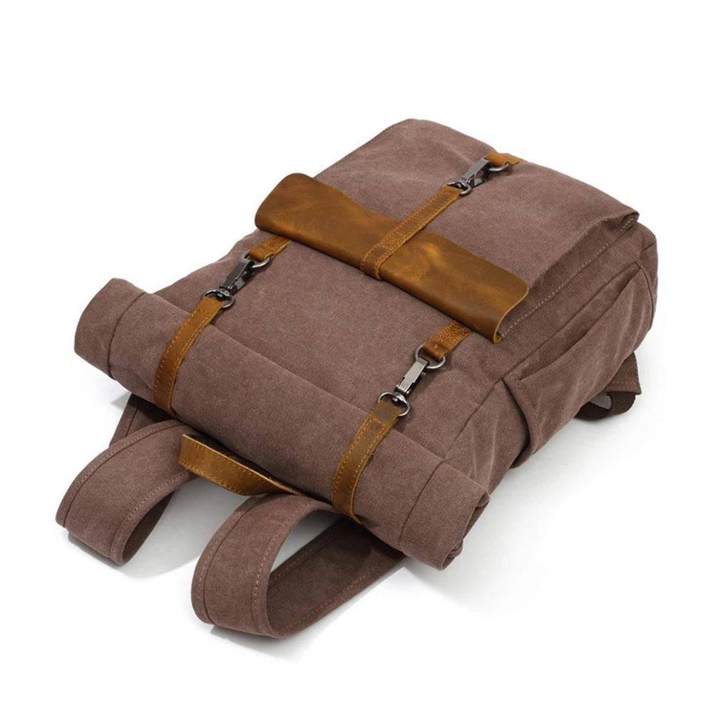 Retro Canvas Rugzak | NordicaStyle - Tijdloos en Duurzaam voor Avonturiers