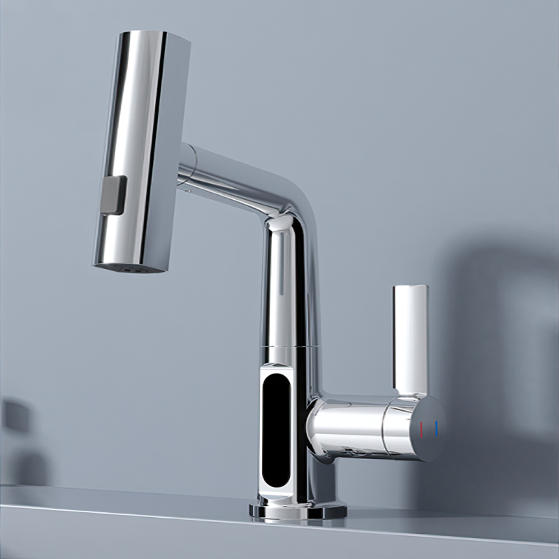 TechFlow Pro - Slimme Kraan met Elektronisch Display | Innovatieve Badkamer- en Keukenkraan
