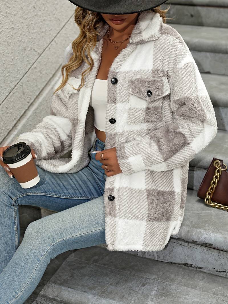 Lena – Casual Lange Mouwen Jas voor Dames | Stijlvol en Comfortabel voor Elke Dag