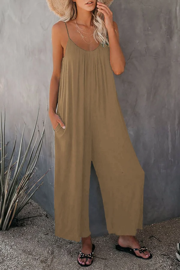 Luchtige Zomer Jumpsuit met Zakken | Comfort en Stijl voor Warme Dagen