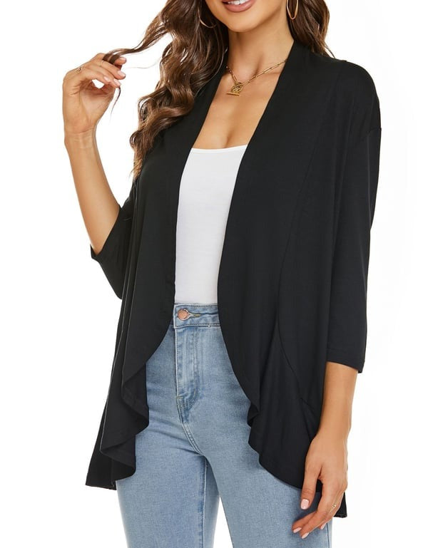 Eliana - Elegante Open Voorzijde Damesvest
