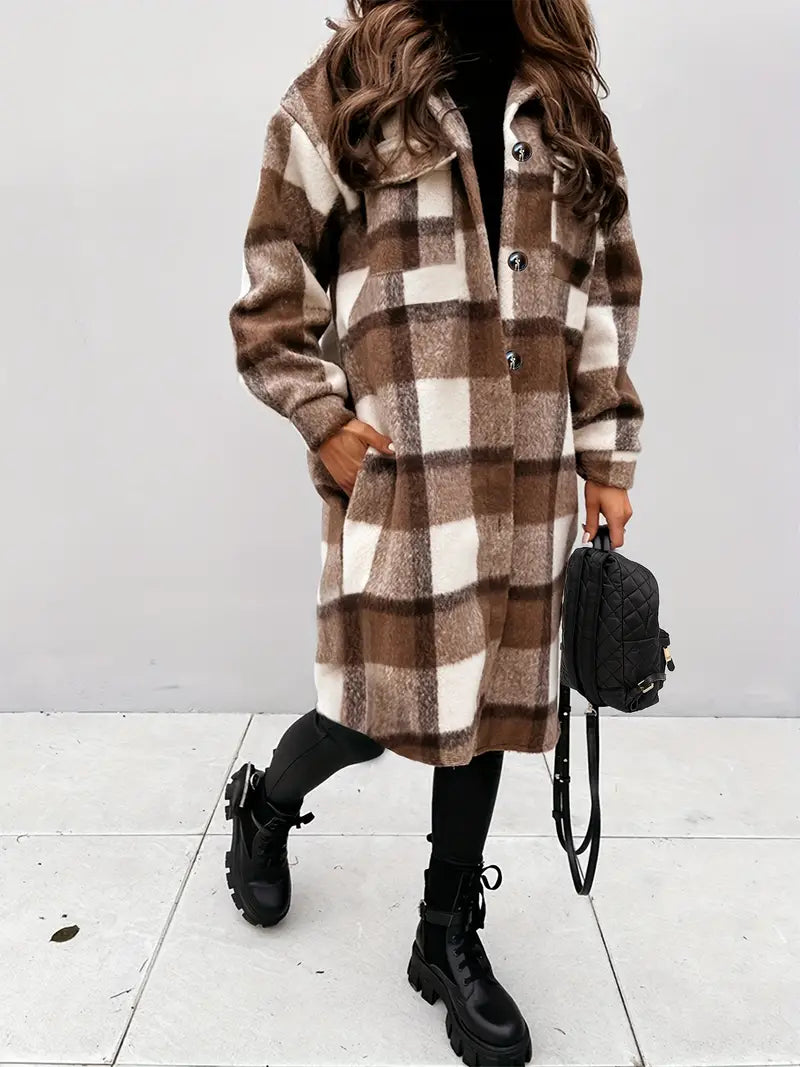 Iris - Oversized Dames Shacket | Stijlvolle en Comfortabele Jas
