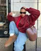 Emma – Oversized Leren Jas voor Dames | Trendy en Comfortabel