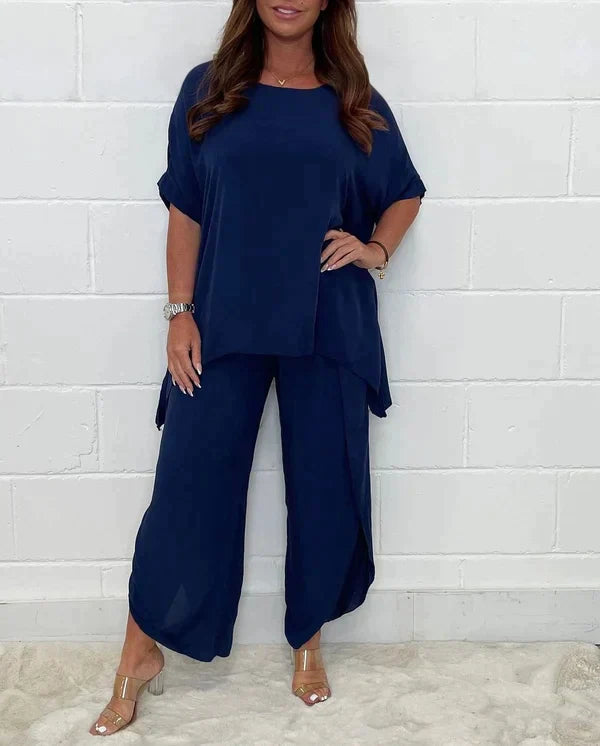 Marina - Tweedelig Pak Set met Mouwen voor Dames | Stijlvol en Comfortabel Outfit