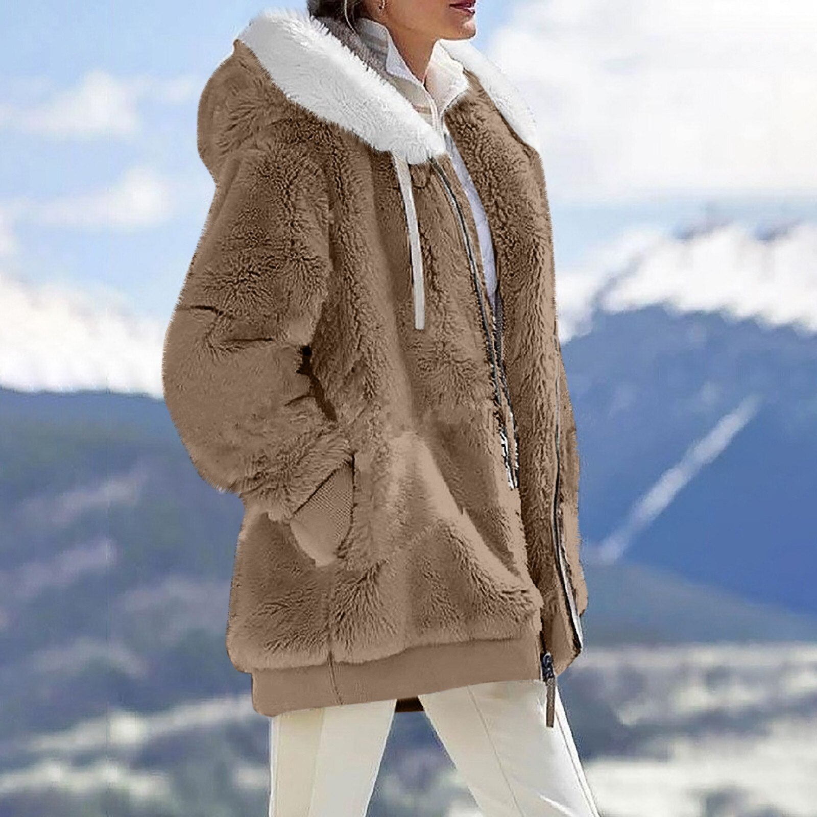DinaVest - Elegante en Heerlijk Warme Dames Bodywarmer van Zacht Fleece
