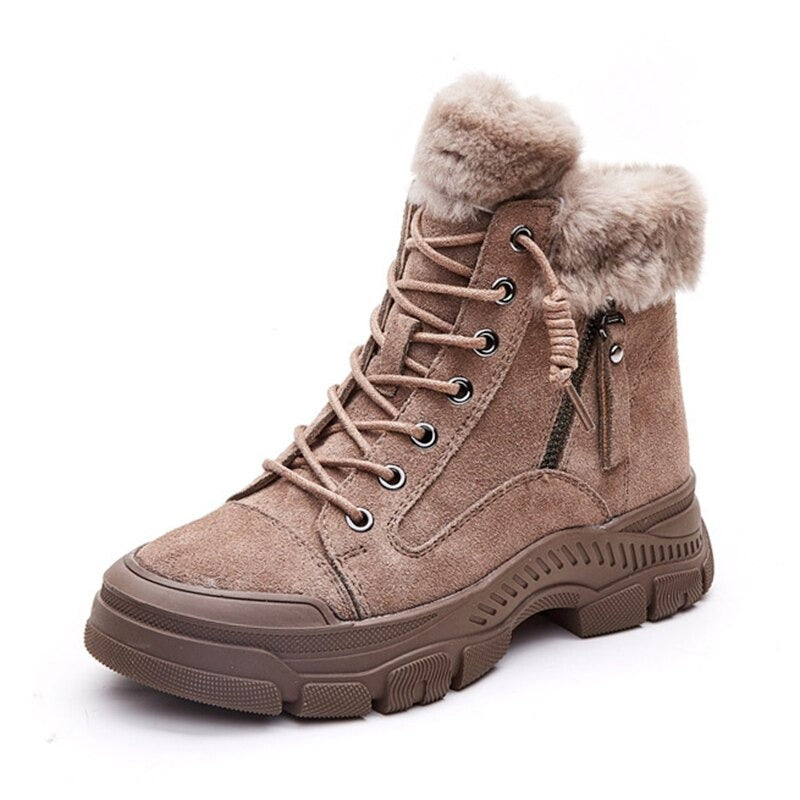 WinterSuede - Warme Suède Winterlaarzen voor Dames