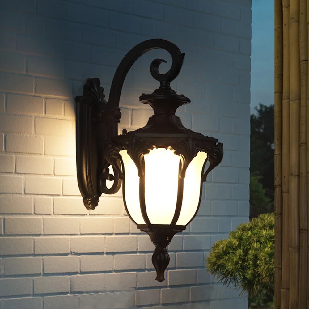 LoungeGlow - Vintage LED Buitenlamp voor Gezellige Verlichting