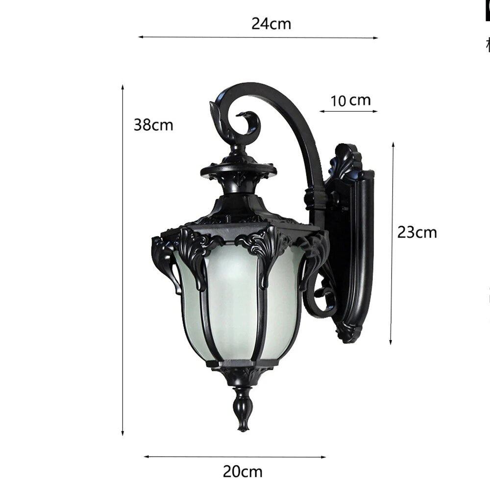 LoungeGlow - Vintage LED Buitenlamp voor Gezellige Verlichting