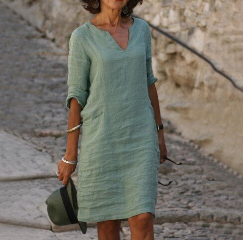 CasualChic Midi Jurk | Stijlvolle en Ontspannen Midijurk voor Elke Dag