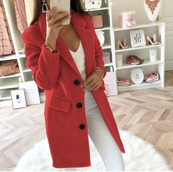 Isabella - Damesjas van Wol en Mixmaterialen voor Elegant Buitenkleding