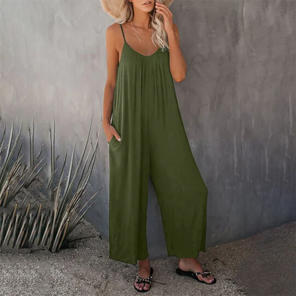 Luchtige Zomer Jumpsuit met Zakken | Comfort en Stijl voor Warme Dagen