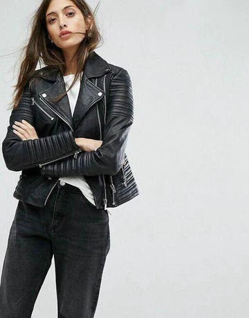 Isabella – Elegante Premium Leren Jas voor Dames