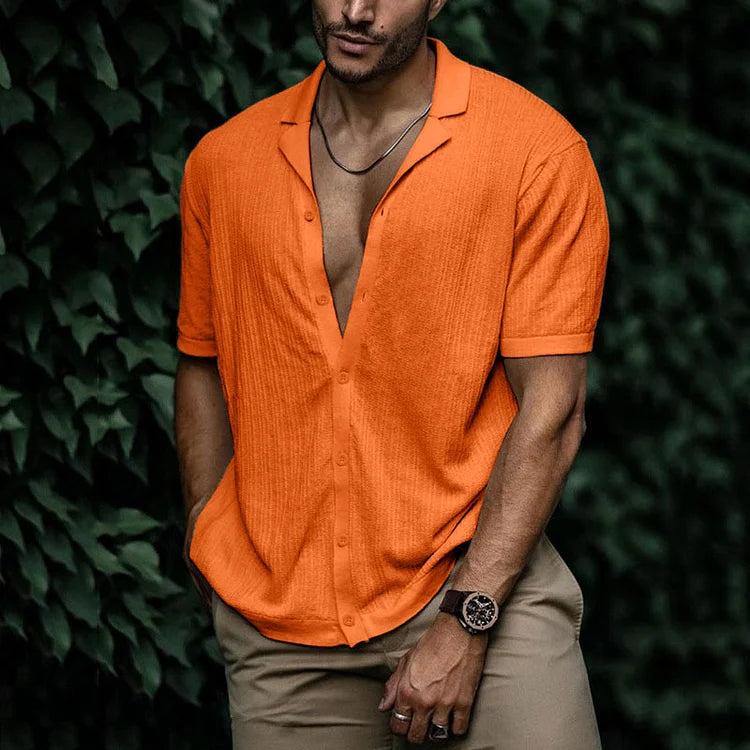 Refined Cut and Summer Style – Lightweight Linen Shirt for Men