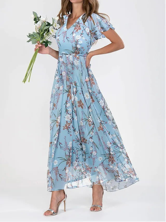 Fleur - Bloemenprint Zomerjurk