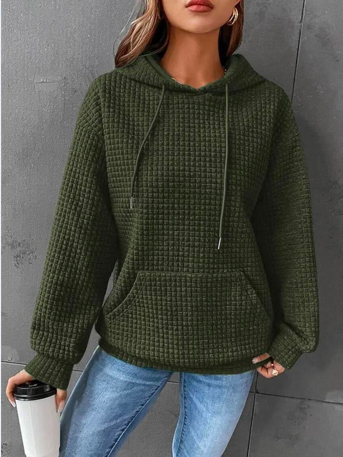 ComfortVibes - Vierkante Sweater met Zijzakken voor Dames